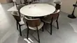 Luxury 6 Seater Adjustable Dining Set with Drawers - 1
