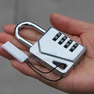 4-Digit Resettable Combination Padlock - Keyless Security