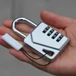 4-Digit Resettable Combination Padlock - Keyless Security - 1