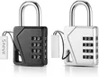4-Digit Resettable Combination Padlock - Keyless Security - 2