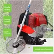 Heavy-Duty Petrol Brush Cutter - Grass Trimmer - 3