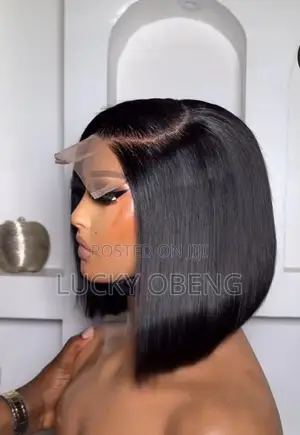 Bone Straight Bob Wig - 10 Inch
