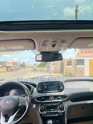 2020 Hyundai Santa Fe - White, Foreign Used