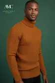 AMC Men's Knitted Turtleneck Sweaters - 3