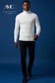 AMC Men's Knitted Turtleneck Sweaters - 4