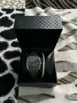 Customized Wrist Watch & Tennis Bracelet Set - 1