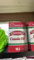 Trans Fat Canola Oil 16L - 1