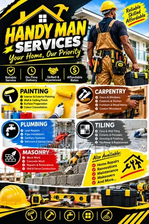 Handyman Services - Plumbing, Painting, Carpentry