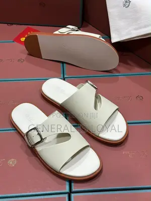 Loro Piana Offwhite Men's Slippers