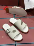 Loro Piana Offwhite Men's Slippers - 1