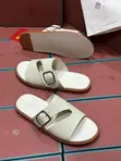 Loro Piana Offwhite Men's Slippers - 3