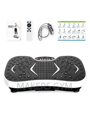 200W Vibration Plate Exercise Machine with Remote & Bluetooth