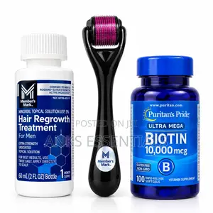 Member's Mark Minoxidil Beard Care Combo with Derma Roller