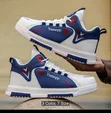 Men's Classic Color-Block Lace-Up Canvas Sports Shoes - 1