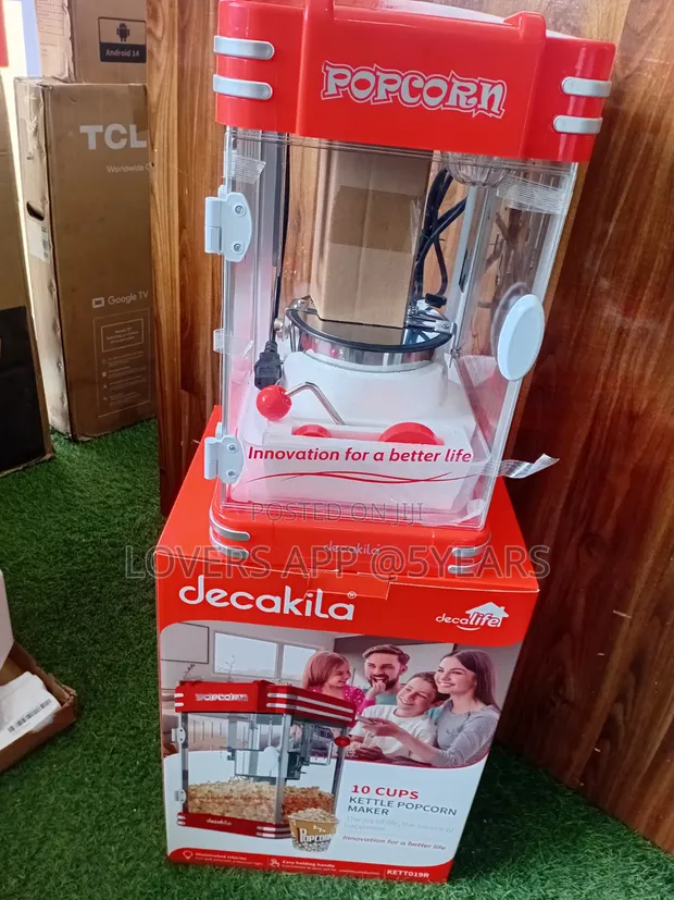 Decakila Non-Stick Popcorn Maker - Brand New - 1