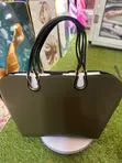 AAKS Ladies Handbag - Light Green, Genuine Leather - 2