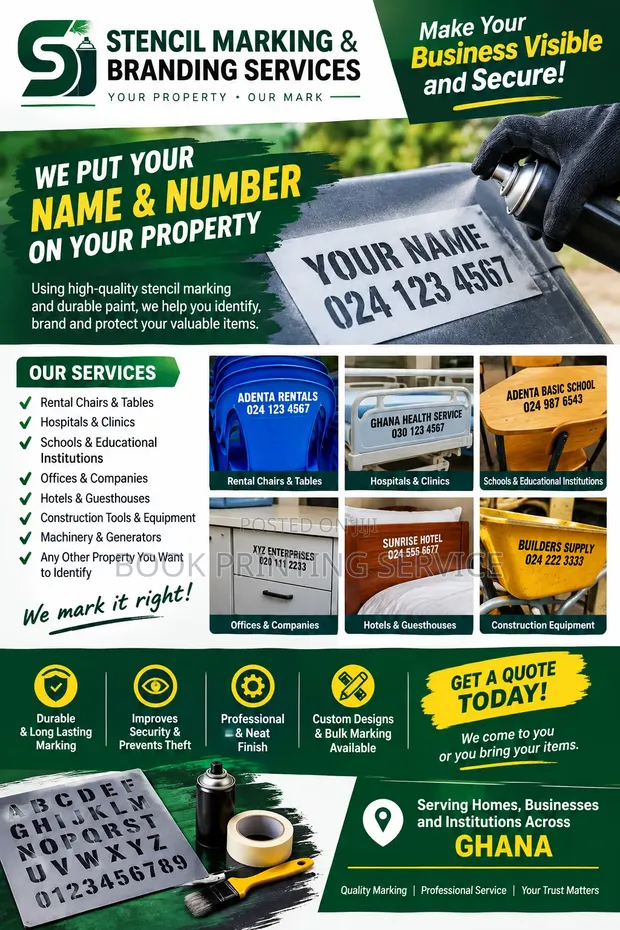 Stencil Marking & Branding Services - 1