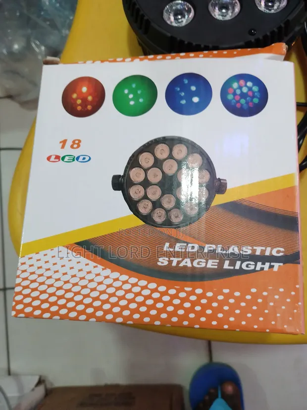 Plastic Mini Stage Light with Remote - 1