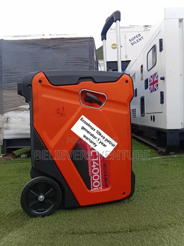 Ecoolmax 10kVA Petrol Generator - 1 Year Warranty - 1