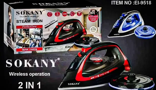 High Quality Sokany Cordless Steam Iron - 1