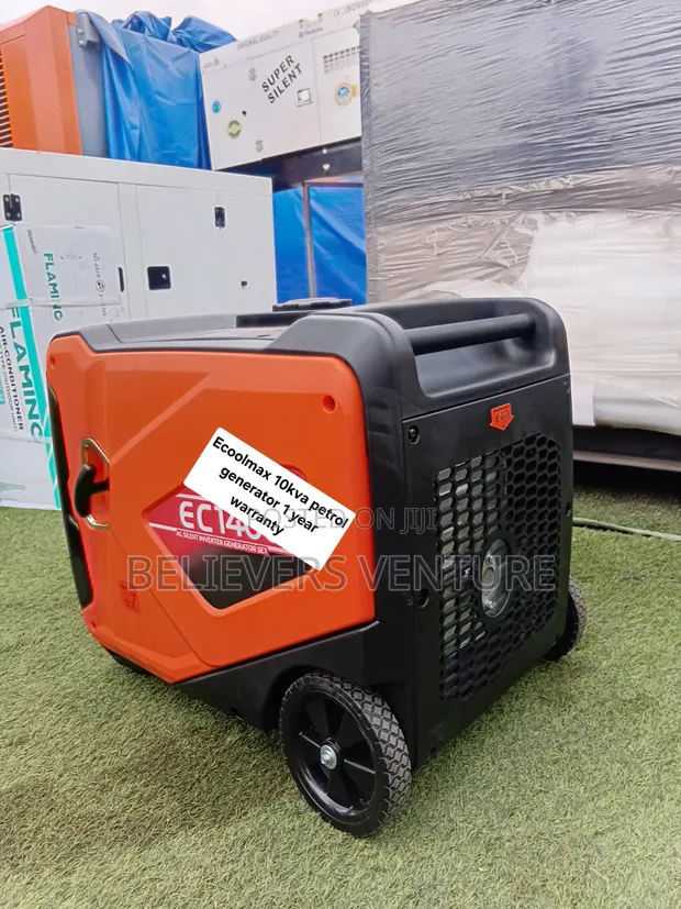 Ecoolmax 10kVA Petrol Generator - 1 Year Warranty - 1