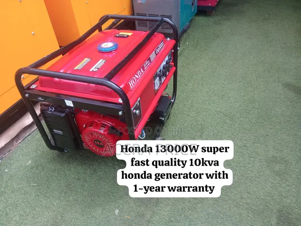 Honda 10kVA Heavy Duty Generator with 1 Year Warranty - 1