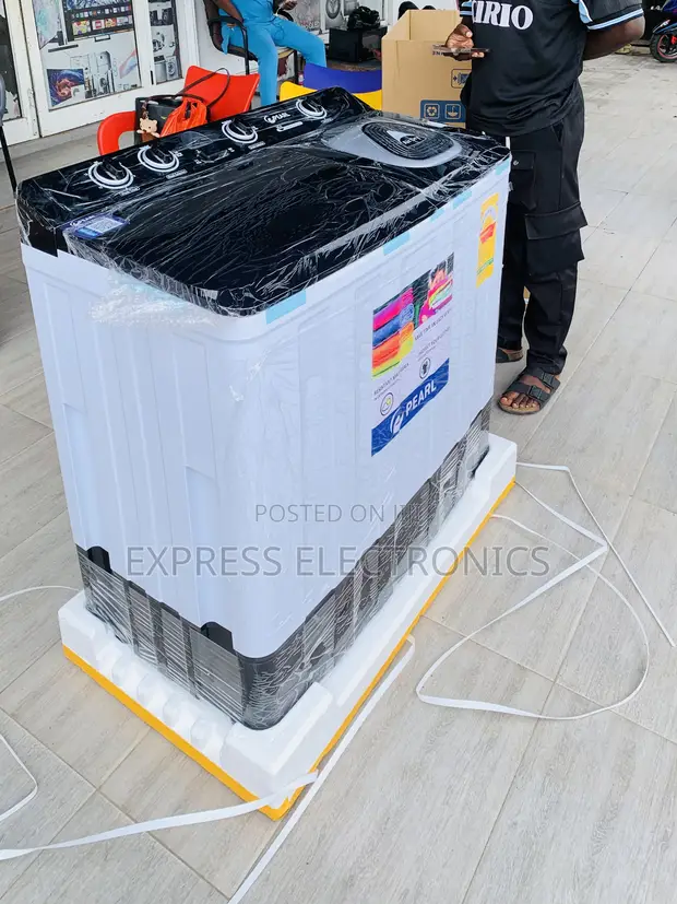 Pearl 12kg Topload Twintub Semi Automatic Washing Machine - 1