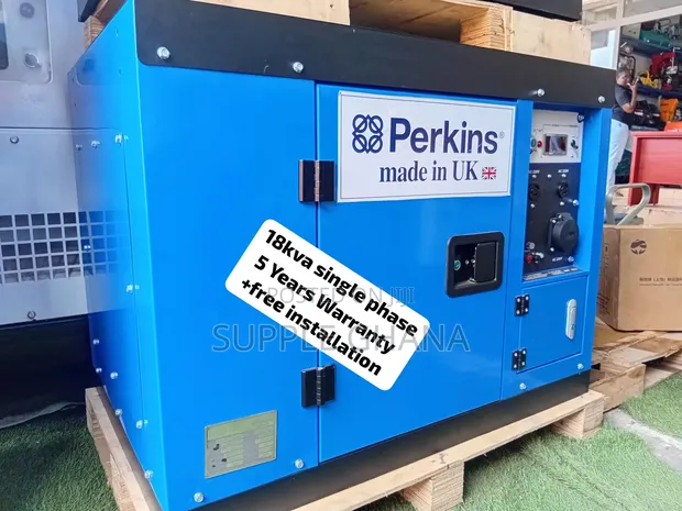 Brand New 18KVA Perkins Single Phase Generator - 1