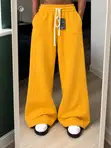 High Quality Thick & Heavy Palazzo Joggers - 4