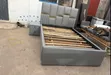 Lather Gray Double Bed Frame with Side Drawer - 2