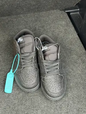Custom Black Glitter Jordan 1s