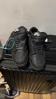 Custom Black Glitter Jordan 1s - 2