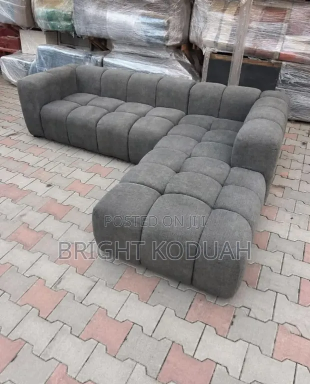 Comfortable Dark Gray Sofa - Brand New - 1
