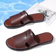 Men's Leather Slippers - Anax - 3