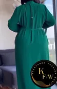 Maxi Gown with Waist Belt - 3