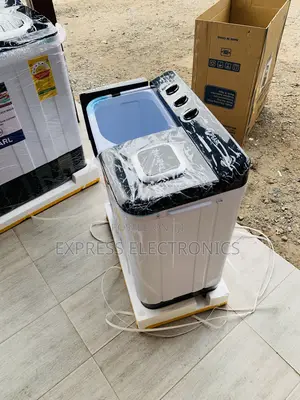 Pearl 7kg White Semi-Automatic Top Load Washing Machine