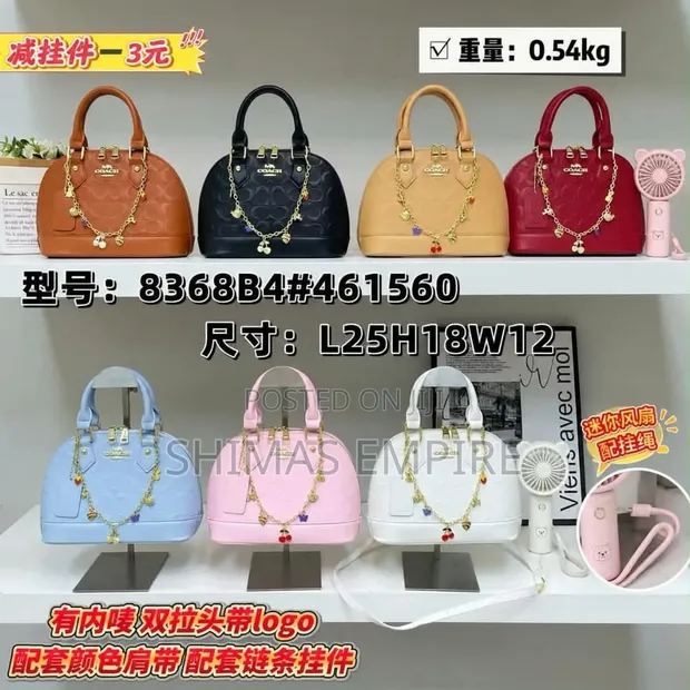 Luxury Ladies Handbag with Handfan - 1