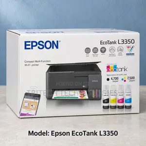 Epson EcoTank L3350 A4 Colour Printer, Scanner, Copier