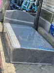 Upholstered Single Bed with Mattress - 2