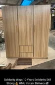Bright Laminated Three-in-One Wardrobe - 2