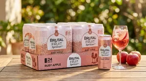 Brutal Fruit Spritzer Ruby Apple 500ml x 24 Bottles