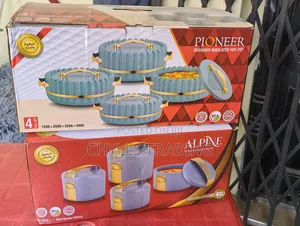 Insulated Food Warmer Hot Pot Set - 4 Pieces