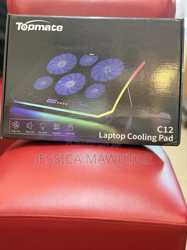TopMate C12 Laptop Cooling Pad RGB - 1