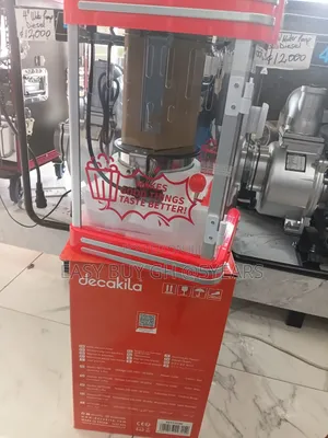 Decakila 10-Cup Kettle Popcorn Maker - Red