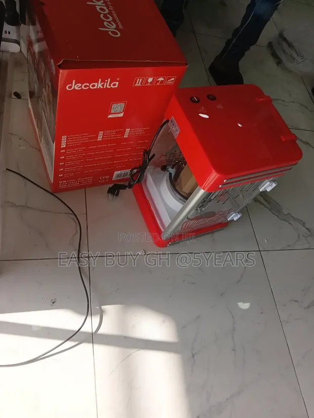 Decakila 10-Cup Kettle Popcorn Maker - Red - 1