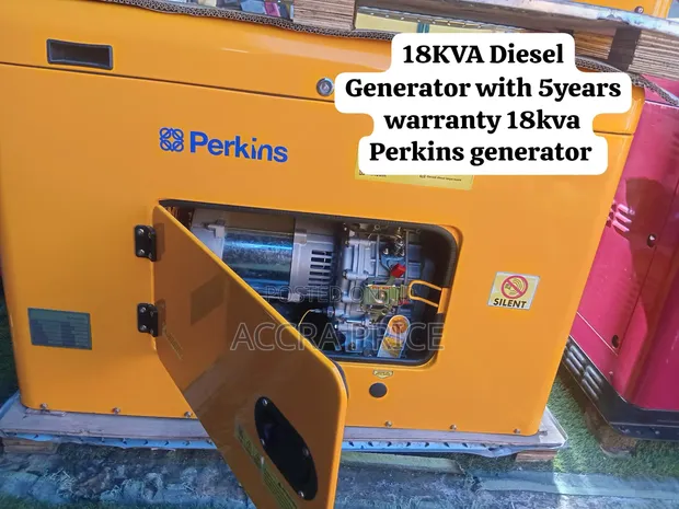 Brand New Perkins 18KVA Diesel Generator with 5-Year Warranty - 1