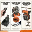 3-in-1 Rechargeable Fan with Remote & 10000mAh Power Bank - 4