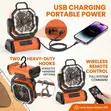 3-in-1 Rechargeable Fan with Remote & 10000mAh Power Bank - 5