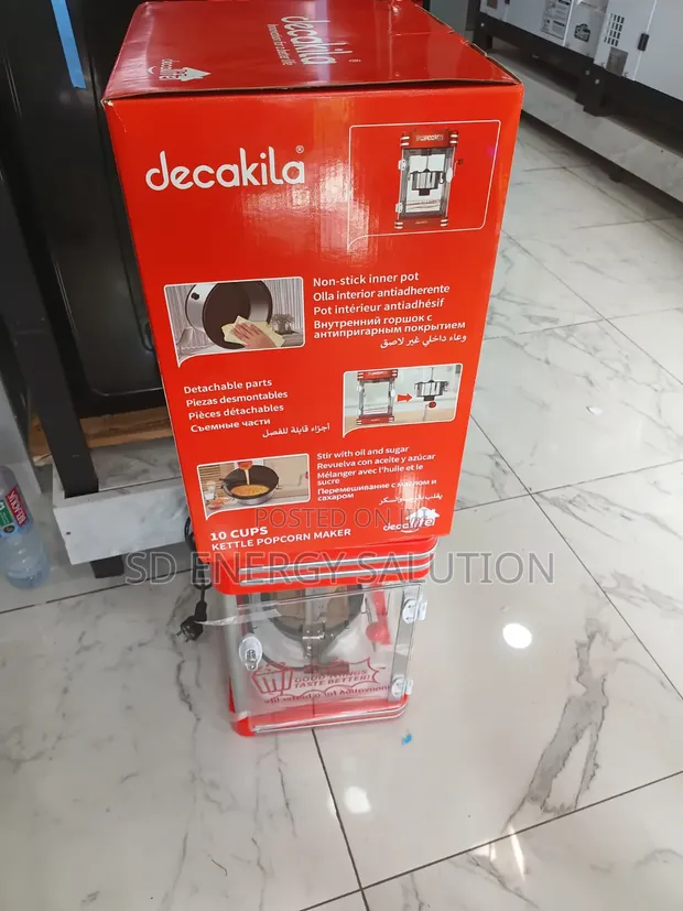 Decakila Smart Kettle & Popcorn Maker - 1
