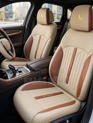 Beige & Brown Executive Edition Seat Covers